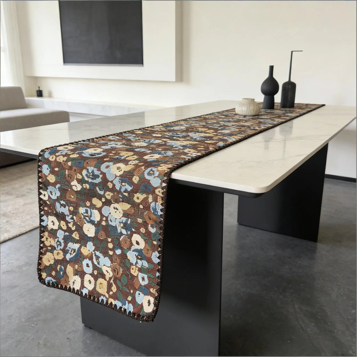 Nordic Cotton Linen Table Runner — Multiple Sizes & Patterns