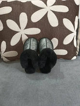 Natural shearing fur slippers Australian sheepskin and fur integrated slippers for men and women&