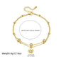 Stainless Steel Bohemian Style Personalized Anklet