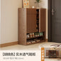 Vintage Luxury Wood Shoe Rack — Space-Saving Entryway Storage