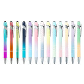 Gradient Metal Ballpoint Pens with Custom Logo Engraving — Bulk Sets of 20–200 Jonine’s Corner