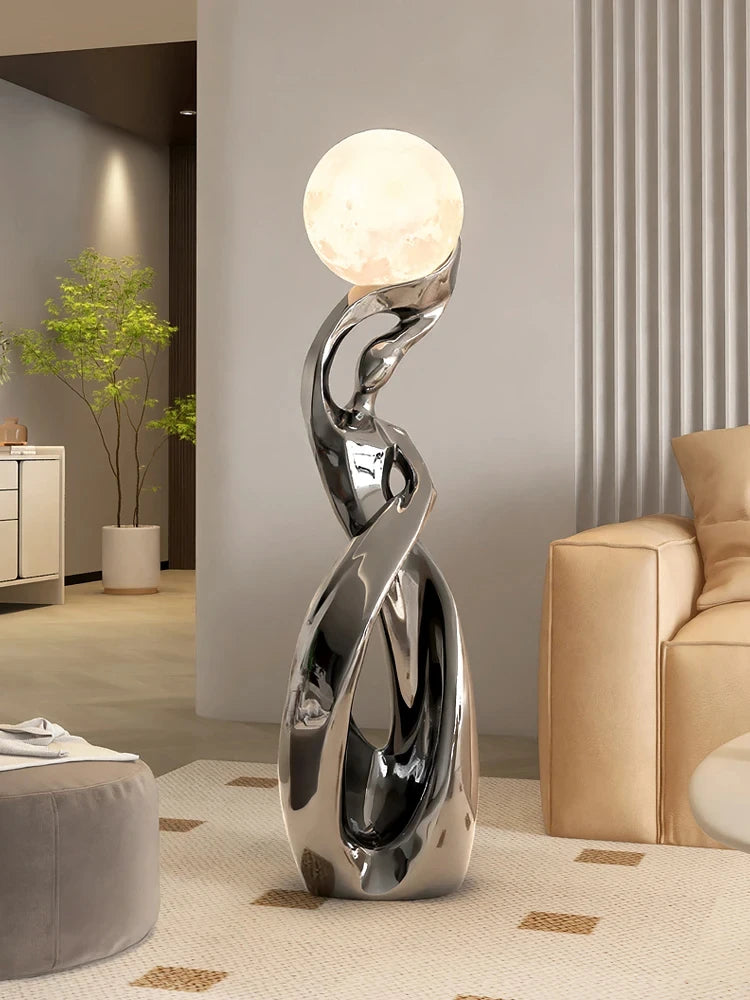 Light That Lives in the Room — Nordic Glow Resin Figurine with Ambient Light