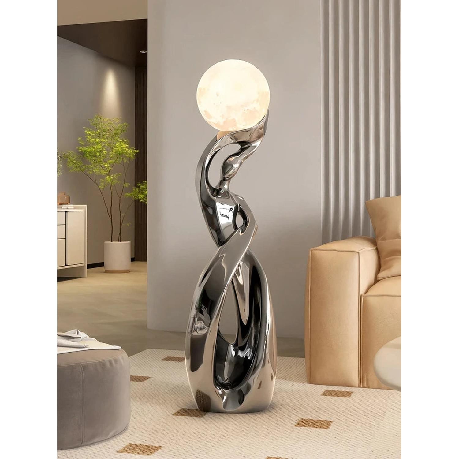 Light That Lives in the Room — Nordic Glow Resin Figurine with Ambient Light