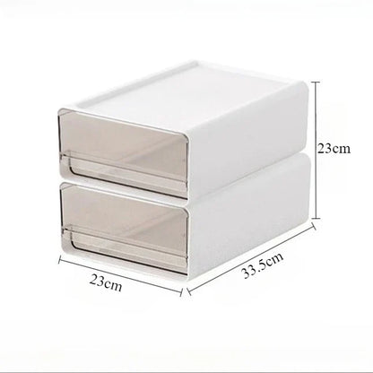 2/3pcs Office Table Clear Storage Boxes Drawer Type Office Workstation A4 File Organizer Storage Box Study Stack Storage Cabinet