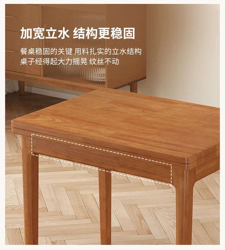 Glamour European Dining Table with Storage