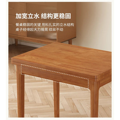 Glamour European Dining Table with Storage