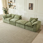 The Cloud Sofa — 109" Oversized L-Shaped Chenille 