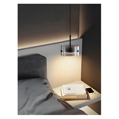 Nordic Glass LED Pendant Lamp — Modern Luxury Hanging Light for Dining Room &amp; Living Room