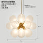 Suspended in Light — Designer Glass Bubble Chandelier for Bedroom & Living Room