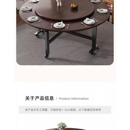 Round Foldable Dining Table — 100 &amp; 120cm