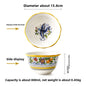 Hand-Painted Ceramic Steak Plate — Irregular Western Dinnerware