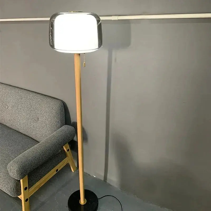 Modern Creative Glass Floor Lamp Simple Sofa Side Decorative Lighting Living Room Bedroom Bedside Lamp LED Reading Desk Light Jonine&