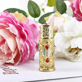 The Dubai Dropper — Arabian-Style Gold Rhinestone Refillable Perfume Bottle (3ml) Jonine’s Corner
