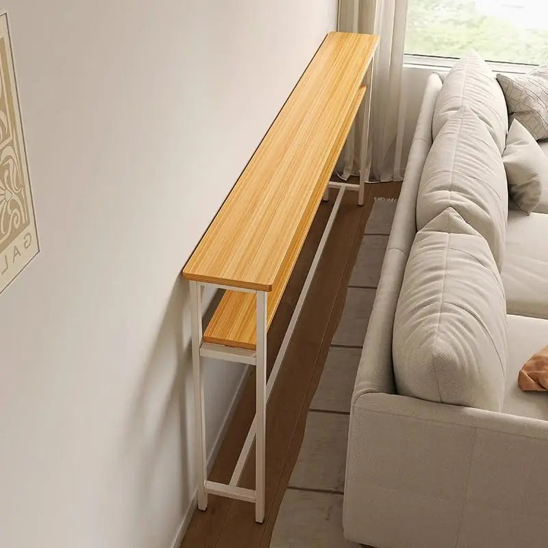 Narrow Sofa Gap Side Table — Space-Saving Partition Rack