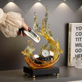 Feng Shui Resin Key Box — Luxury Desk Organizer & Entryway Essential