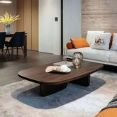 Nordic Minimalist Coffee Table — Modern Wood & Glam Living Room Center Table