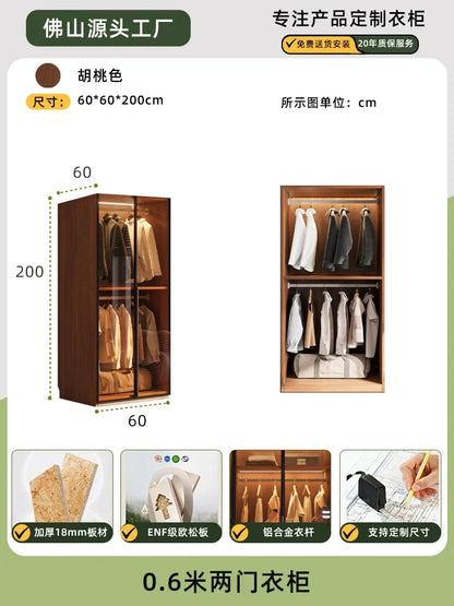 Modern Glass Wardrobe — L-Shaped Corner Closet with Luxury Storage