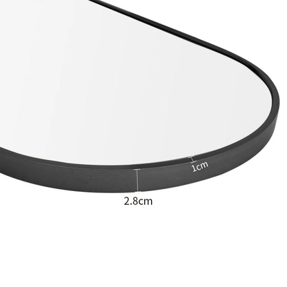 The Mirror That Opens the Room — Oversized Oval Full-Length Mirror