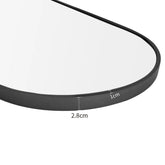 The Mirror That Opens the Room — Oversized Oval Full-Length Mirror