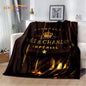 Printed Flannel Throw Blanket