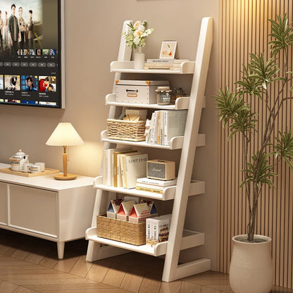 Where Books Meet Beauty — Minimalist Open Bookshelf & Display Cabinet