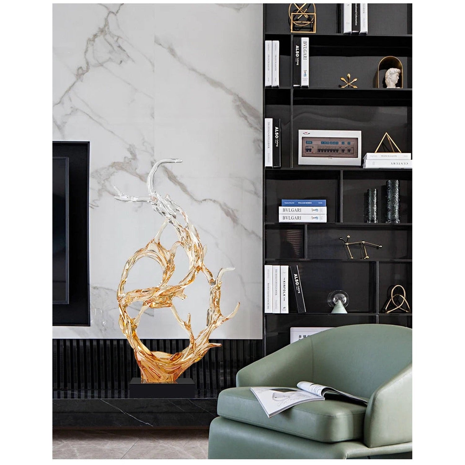 Quiet Luxury in Resin — Lumière Light Luxury Art Sculpture for the Modern Interior