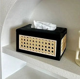 Rattan Tissue Box Cover — Uncategorized