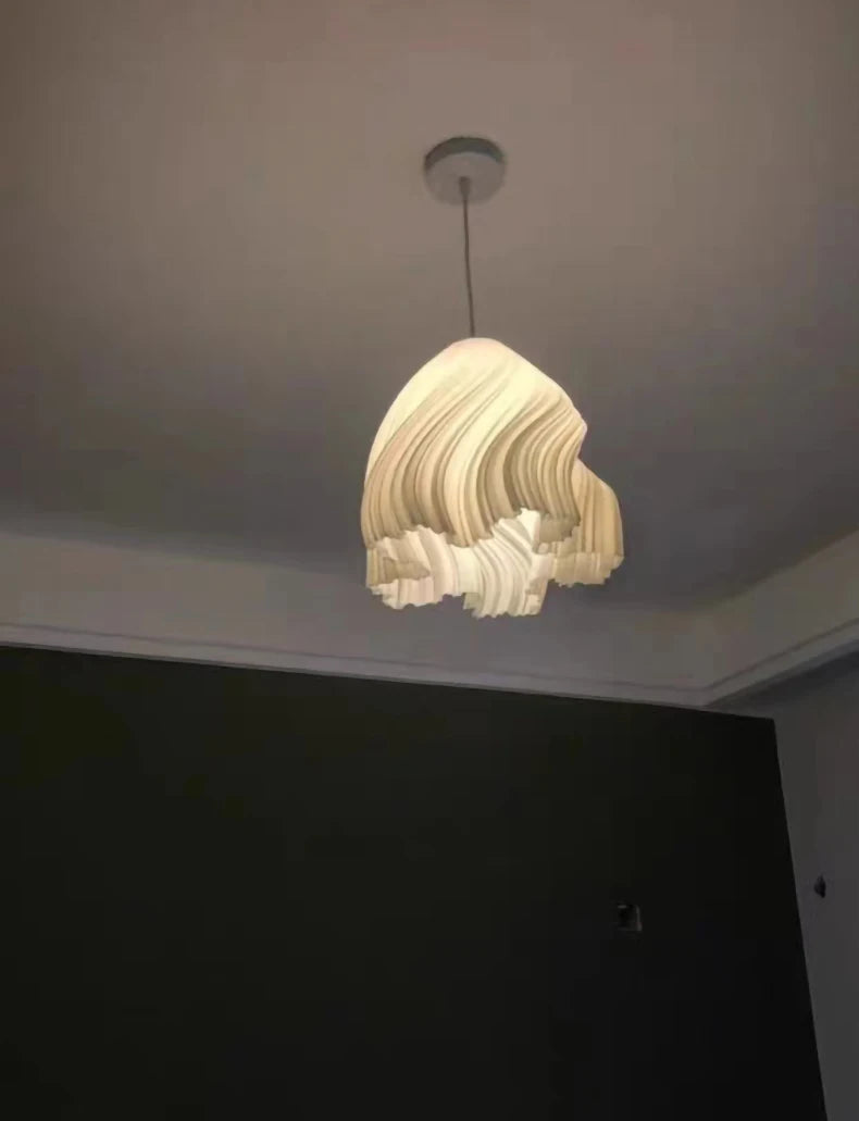 3D Floral Resin Pendant Light — Nordic Chandelier