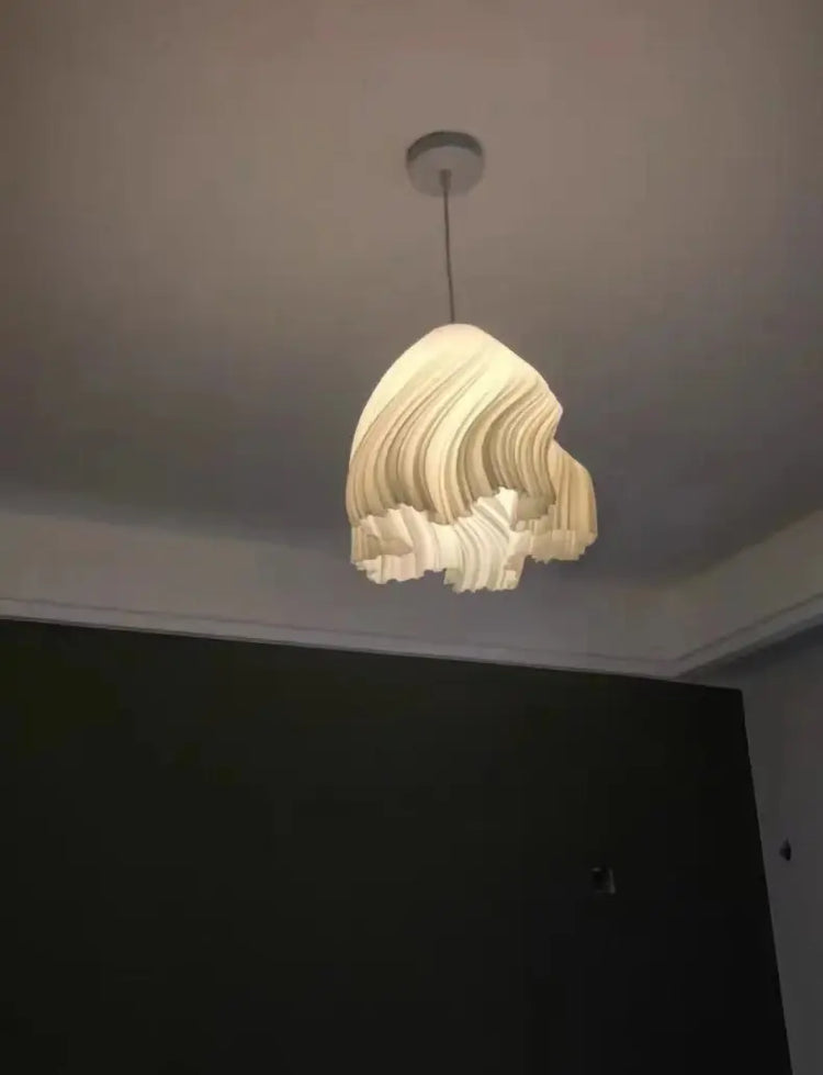 3D Flower Pendant Light — Nordic Resin Chandelier – Modern Decor