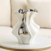 Textured Ceramic Wave Vase Jonine’s Corner