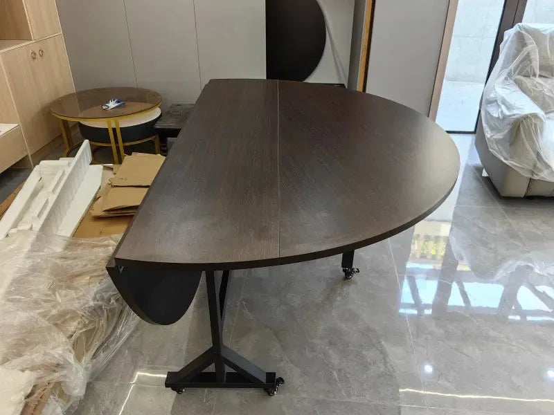 Round Foldable Dining Table — 100 & 120cm