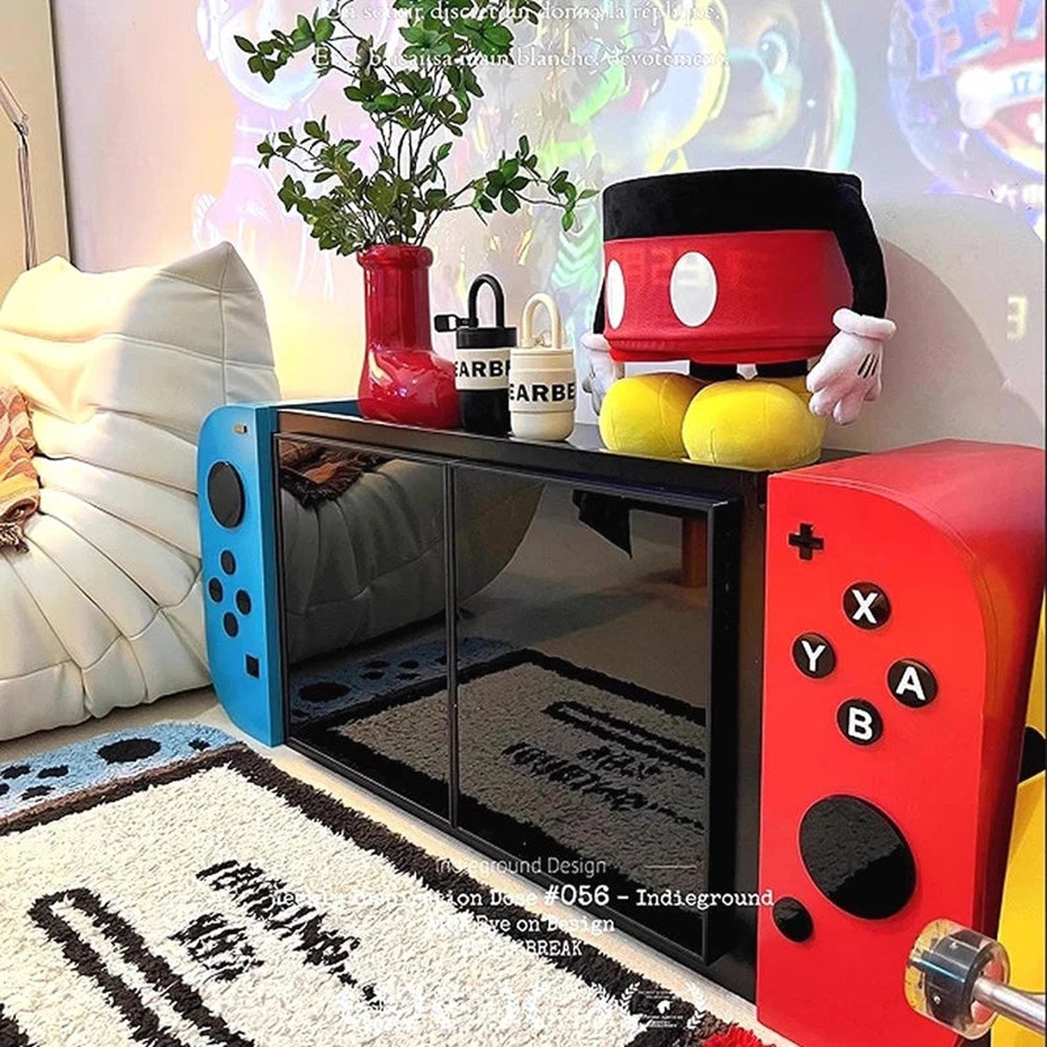 Modern TV Stand with Drawers — Aesthetic Floor Cabinet for Bedroom &amp; Living Room