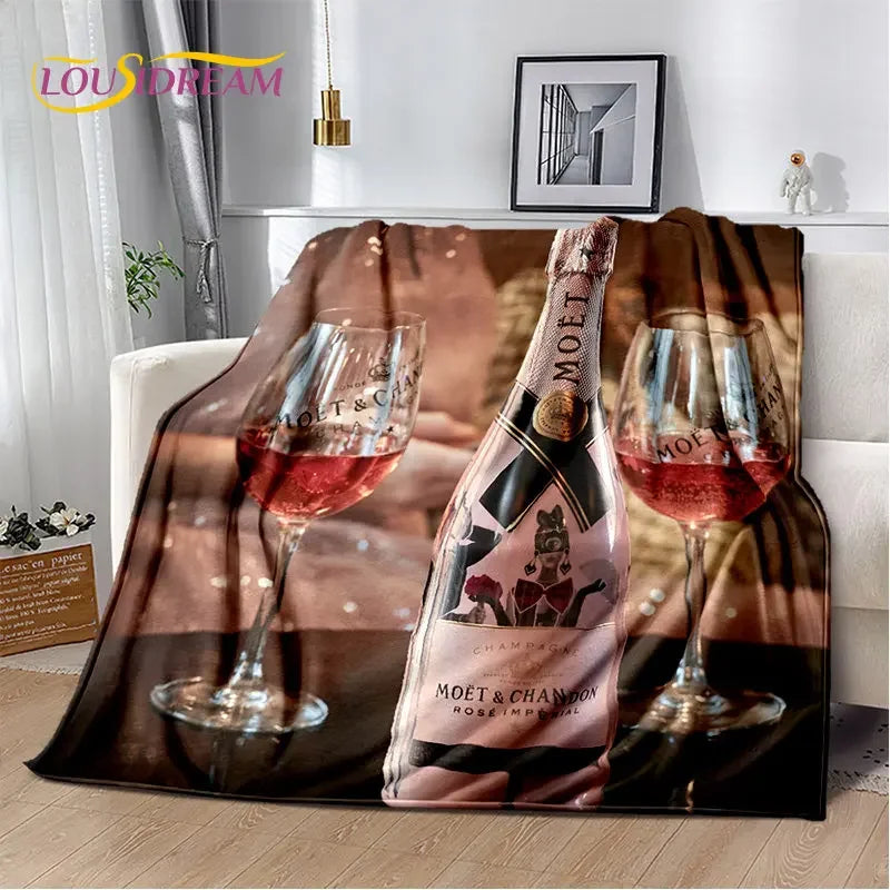 Printed Flannel Throw Blanket