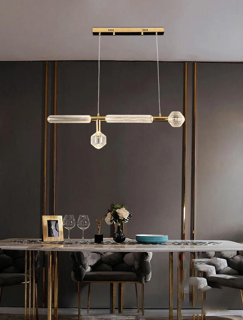 Nordic Luxury Art Glass Chandelier — High-End Pendant Lamp Home Décor
