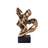Vilead Couple Statue Lover Sculptures Tabletop Shelf Decor Anniversary Wedding Gift Home Interior Contemporary Mantel Bookshelf