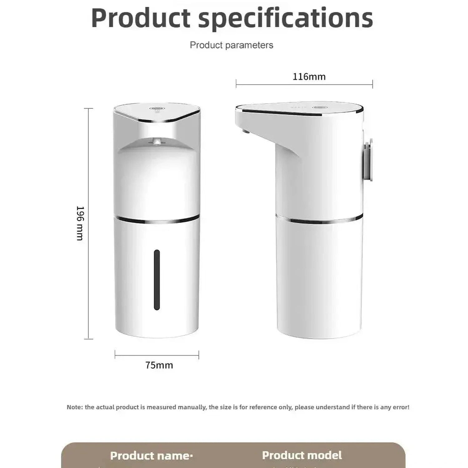 New Bathroom Automatic Sensing Soap Dispenser Type C Multiple Levels Contactless Electric Frother Charging Wall Mounted Vertical Jonine’s Corner
