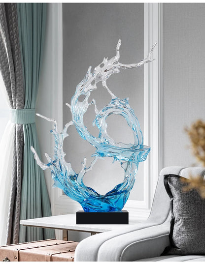 Quiet Luxury in Resin — Lumière Light Luxury Art Sculpture for the Modern Interior