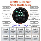 Abdominal Toning Belt Muscle Toner EMS Muscle Stimulator Abs Trainer Recharge Body Massager Weight Loss Fitness Equipment Unisex Jonine’s Corner