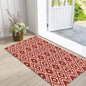 Geometric Entryway Rug — 4 Patterns, Non-Slip Flannel