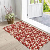 Geometric Entryway Rug — 4 Patterns, Non-Slip Flannel Jonine’s Corner