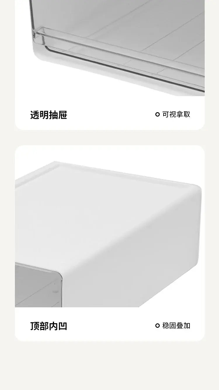 2/3pcs Office Table Clear Storage Boxes Drawer Type Office Workstation A4 File Organizer Storage Box Study Stack Storage Cabinet