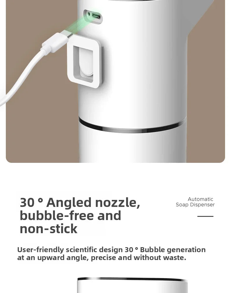 Touch-Free Clean — Automatic Sensing Foam Soap Dispenser, Wall Mounted