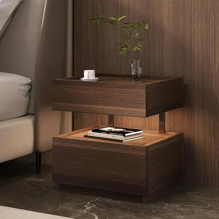 Simple European Bedside Table Classic Storage Luxury Trendy Night Table Modern Premium Comodini Camera Letto Bedroom Furnitures Jonine&