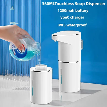 Touch-Free Clean — Automatic Sensing Foam Soap Dispenser, Wall Mounted