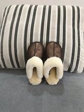 Natural shearing fur slippers Australian sheepskin and fur integrated slippers for men and women&