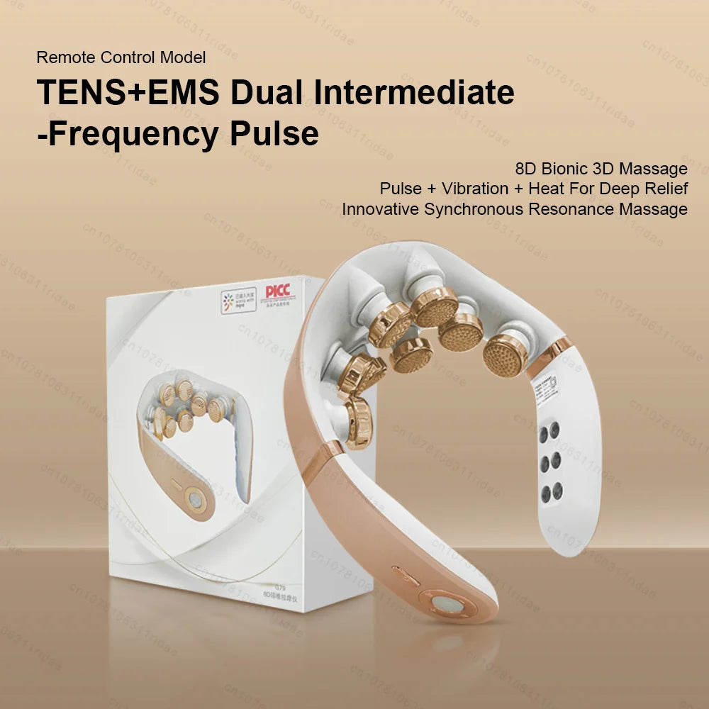 The Tension Release — 8D Electric Pulse Neck &amp; Shoulder Massager with Heat