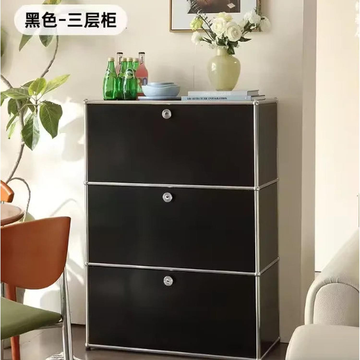 Dual Cabinet Storage Organizer — Modern Chest of Drawers for Bedroom &amp; Living Room