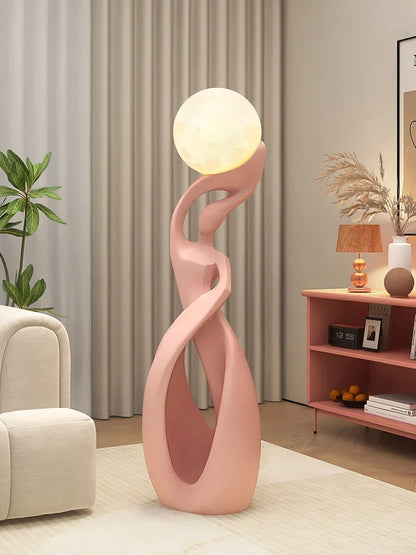 Light That Lives in the Room — Nordic Glow Resin Figurine with Ambient Light