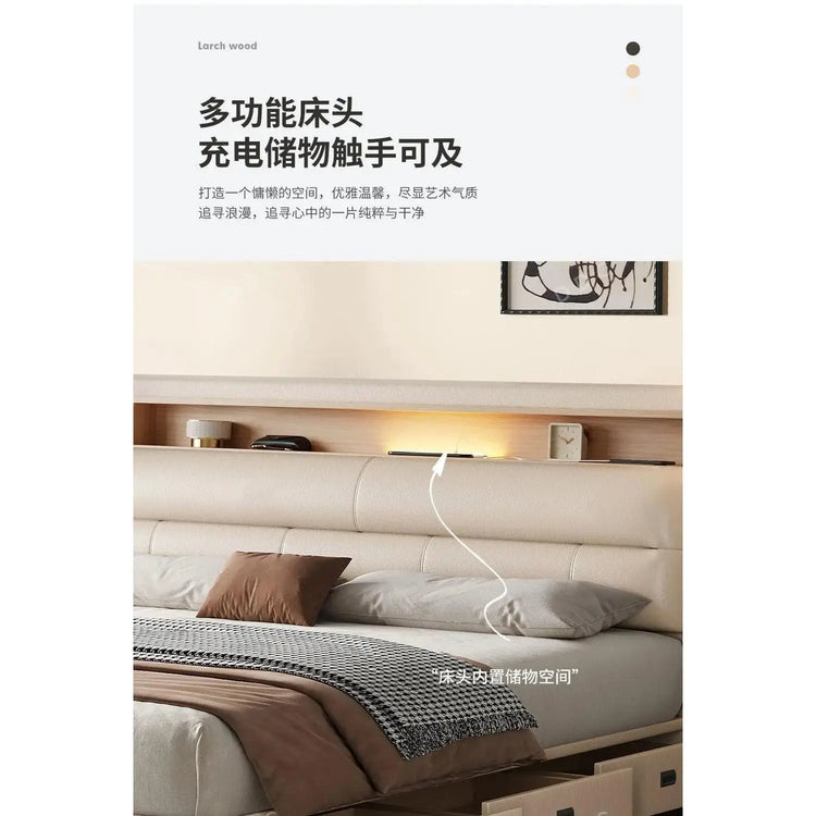The Storage Bed — Luxury Multifunctional Bed Frame with Storage Headboard Jonine’s Corner