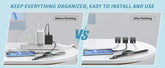 Cable Organizer, Cable Management Clips for Desk, Adjustable and Soft, for Phone Charger Cables, 12 Units Jonine’s Corner